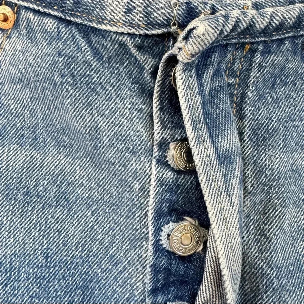 NWT Levi's 501 Waist Jean Shorts Blue 25 - Picture 6 of 12